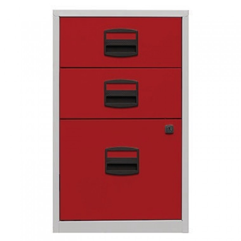 Schubladenschrank PFA3506 2Schubfächer lichtgrau/kardinalrot Schubladenschrank PFA3506 2Schubfächer lichtgrau/kardinalrot