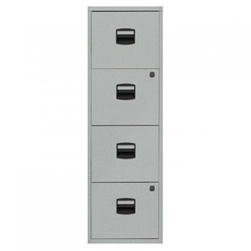 Hängeregistraturschrank PFA4F355 4Auszüge silber Hängeregistraturschrank PFA4F355 4Auszüge silber