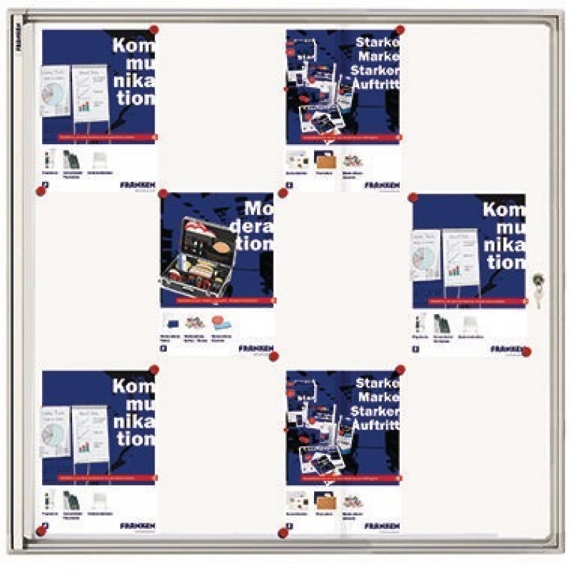 Franken Schaukasten X-tra! Line FSA12 für 12x DIN A4 Aluminium Franken Schaukasten X-tra! Line FSA12 für 12x DIN A4 Aluminium
