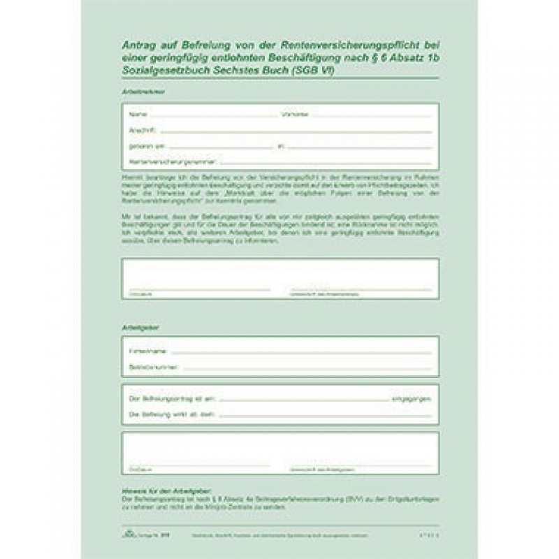 RNK Arbeitsvertrag 518 geringfügig Beschäftigte DIN A4 2x2Blatt RNK Arbeitsvertrag 518 geringfügig Beschäftigte DIN A4 2x2Blatt