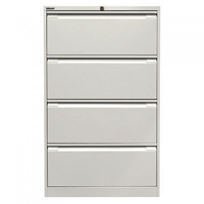 Bisley Hängeregistraturschrank DF4696 4Schubfächer verkehrsweiß Bisley Hängeregistraturschrank DF4696 4Schubfächer verkehrsweiß