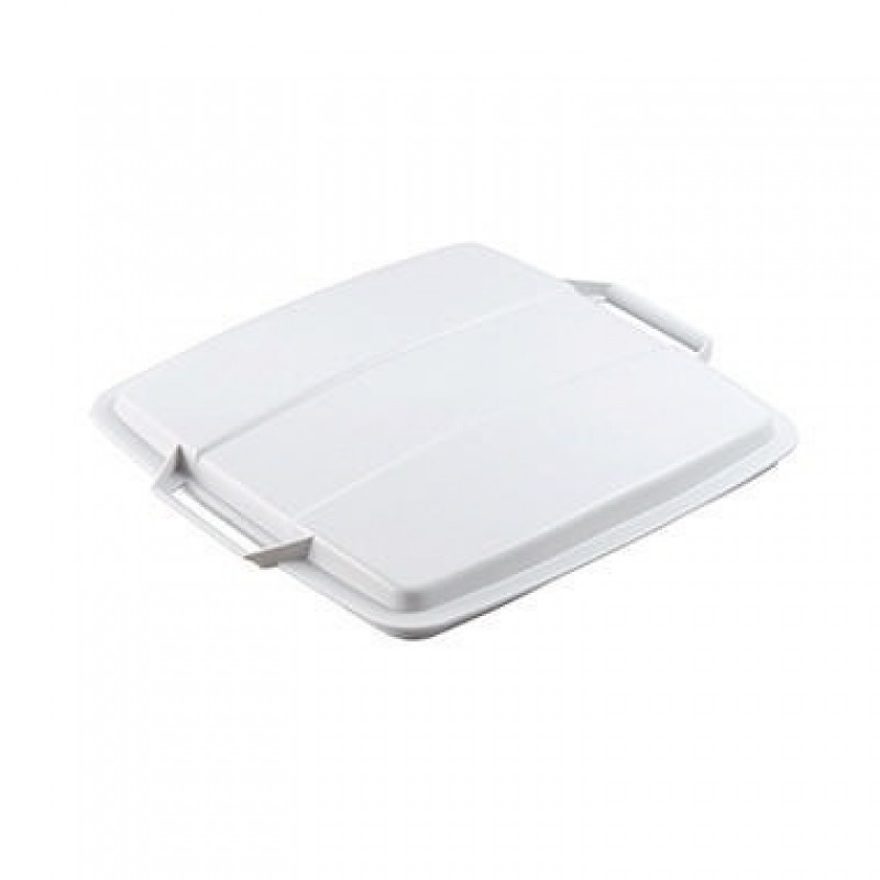 DURABLE Abfalleimer DURABIN FLIP VEH201319 52x61x49cm grau/weiß DURABLE Abfalleimer DURABIN FLIP VEH201319 52x61x49cm grau/weiß