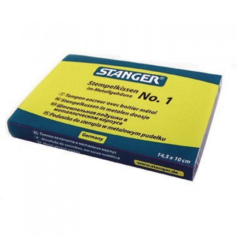 STANGER Stempelkissen No.1 380007 14,5x10cm blau STANGER Stempelkissen No.1 380007 14,5x10cm blau