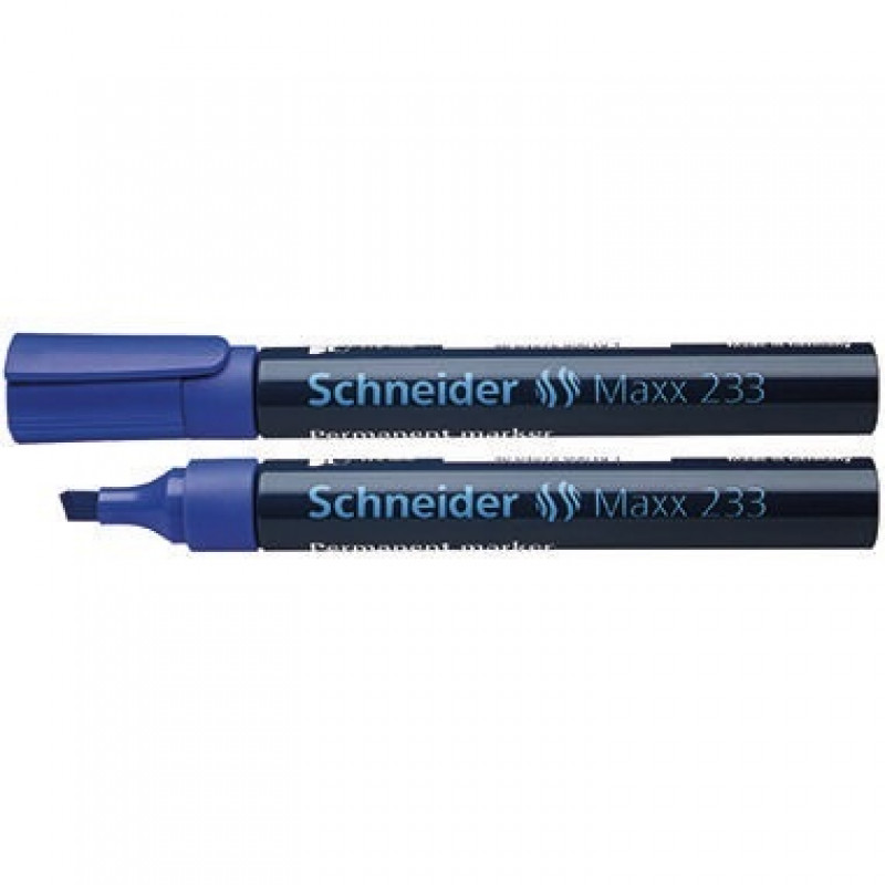 Schneider Permanentmarker 233 123303 1-5mm Keilspitze blau Schneider Permanentmarker 233 123303 1-5mm Keilspitze blau