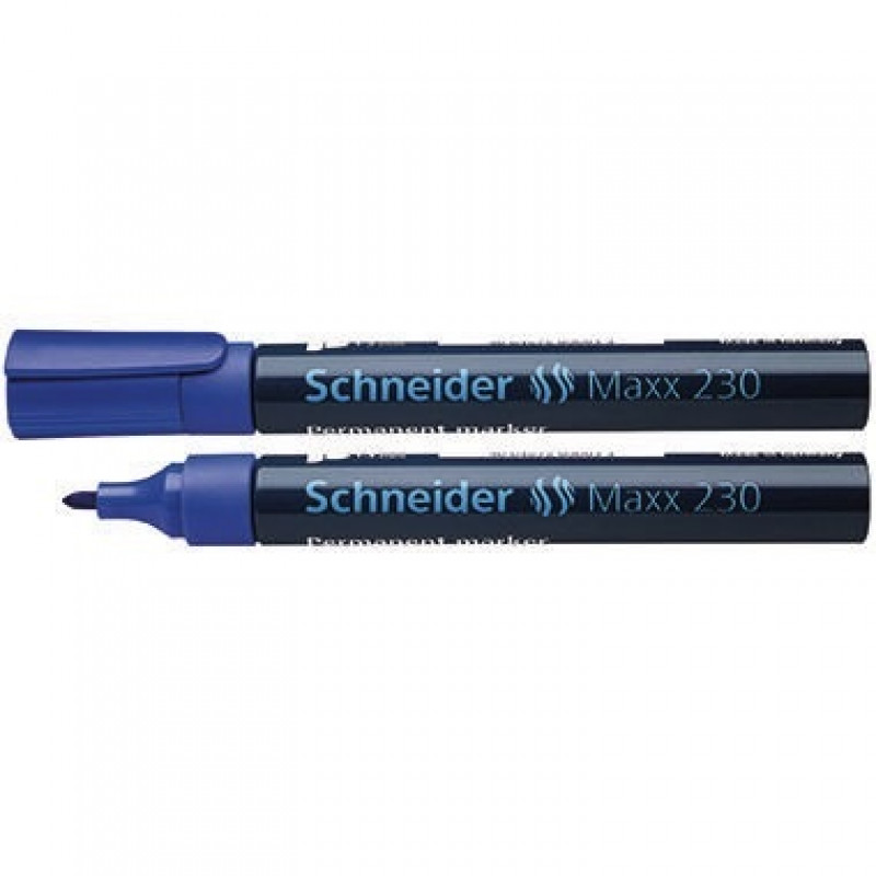 SCHNEIDER Permanentmarker 230 Rundspitze 1-3mm blau 123003 SCHNEIDER Permanentmarker 230 Rundspitze 1-3mm blau 123003