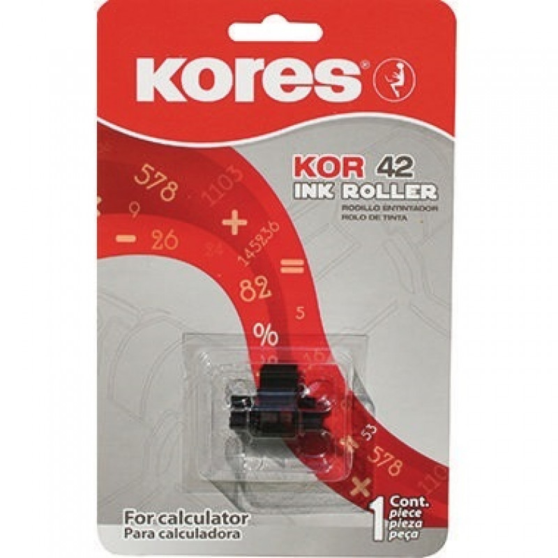 Kores Tischrechnerfarbrolle G745SR Casio HR 150TEC schwarz/rot