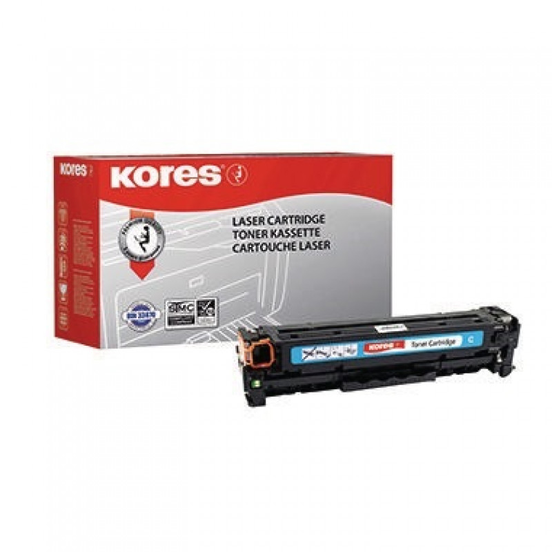 Kores Toner G1233RBB wie HP CE411A 305A 2.600Seiten cyan