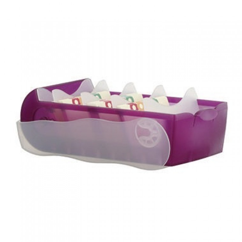 HAN Karteikasten CROCO 998-673 DIN A8 PP lila transluzent HAN Karteikasten CROCO 998-673 DIN A8 PP lila transluzent