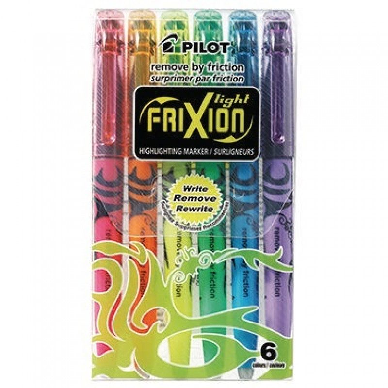 Pilot Textmarker FriXion light 4136S6 3,8mm sortiert 6 St./Pack.