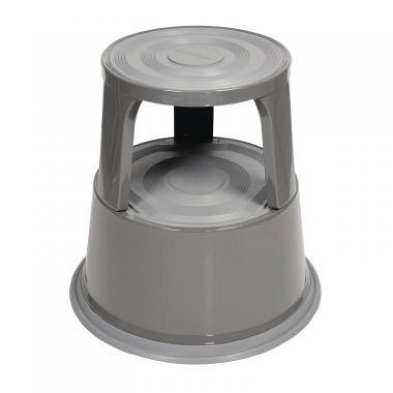 Soennecken Rollhocker 3612 mit 3Gleitrollen grau