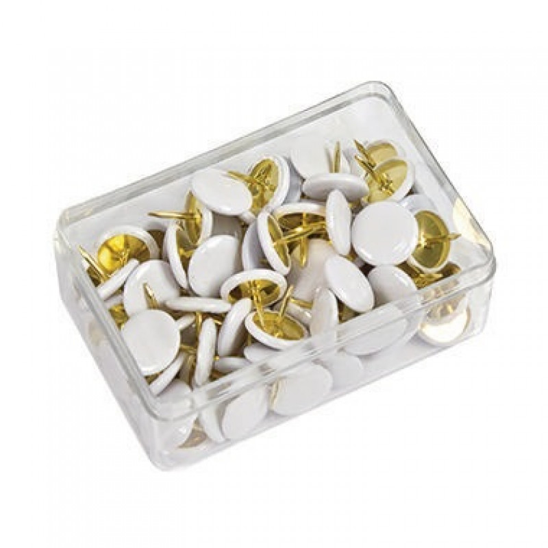 Soennecken Reissnagel 1083 7mm weiß 100 St./Pack.