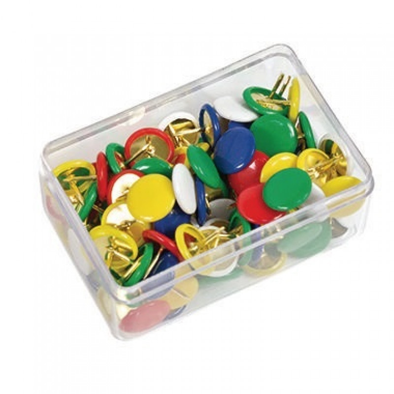 Soennecken Reissnagel 1082 7mm farbig sortiert 100 St./Pack.