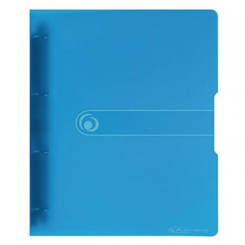 Herlitz Ringbuch 11217148 DIN A4 4Ringe 16mm transparent blau Herlitz Ringbuch 11217148 DIN A4 4Ringe 16mm transparent blau