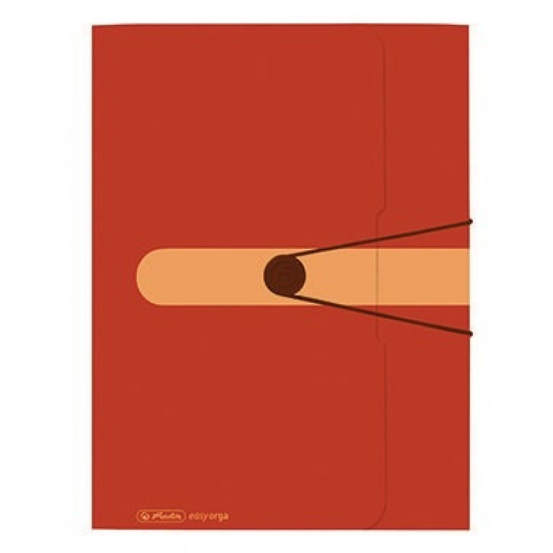 Herlitz Gummizugmappe Recycling 11282555 DIN A4 PP orange Herlitz Gummizugmappe Recycling 11282555 DIN A4 PP orange