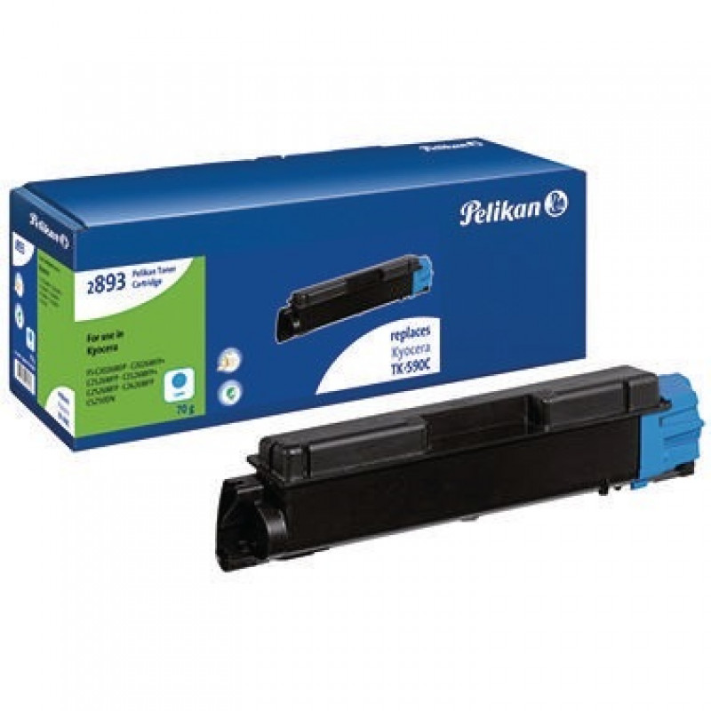 Pelikan Toner 4218186 2893C wie Kyocera TK590C 5.000Seiten cyan