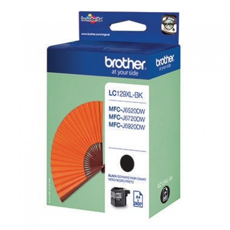 Brother Tintenpatrone LC129XLBK 2.400Seiten schwarz Brother Tintenpatrone LC129XLBK 2.400Seiten schwarz