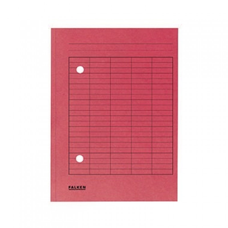 Falken Umlaufmappe 80004187 DIN A4 2 Sichtlöcher Karton rot Falken Umlaufmappe 80004187 DIN A4 2 Sichtlöcher Karton rot