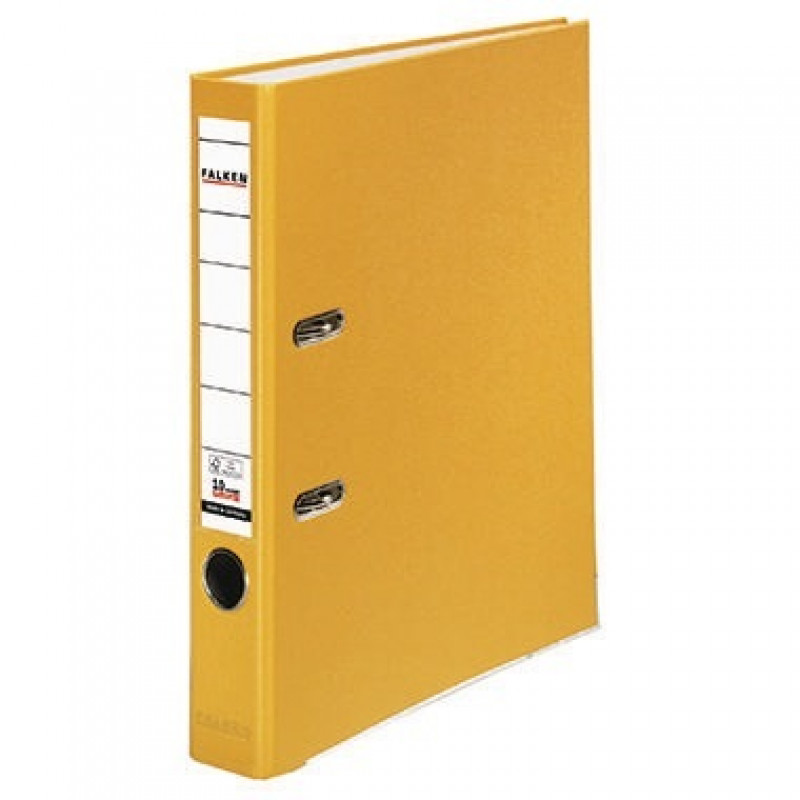 Falken Ordner S50 09984139 DIN A4 50mm PP gelb Falken Ordner S50 09984139 DIN A4 50mm PP gelb