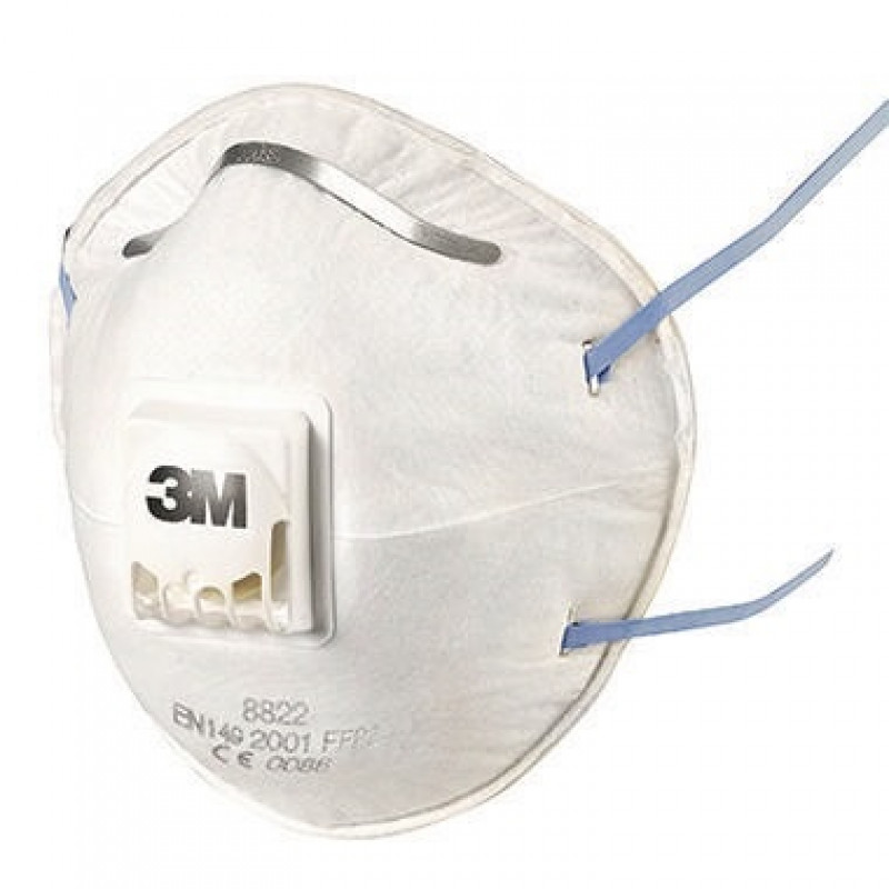 3M Atemschutzmaske 8822C3 für Elektrowerkzeugarbeiten 3 St./Pack.