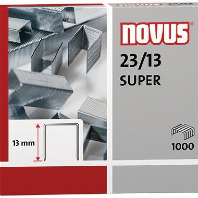 NOVUS Heftklammer 042-0533 23/13 verzinkt 1.000 St./Pack. NOVUS Heftklammer 042-0533 23/13 verzinkt 1.000 St./Pack.