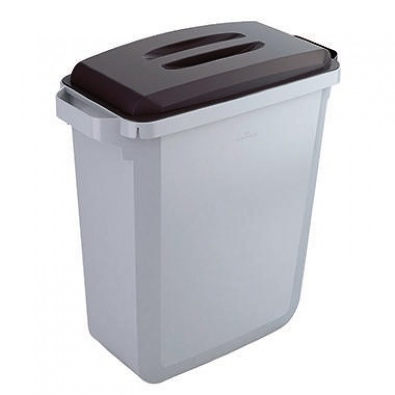 DURABLE Abfalleimer DURABIN VEH2012029 60l grau +Deckel sw DURABLE Abfalleimer DURABIN VEH2012029 60l grau +Deckel sw