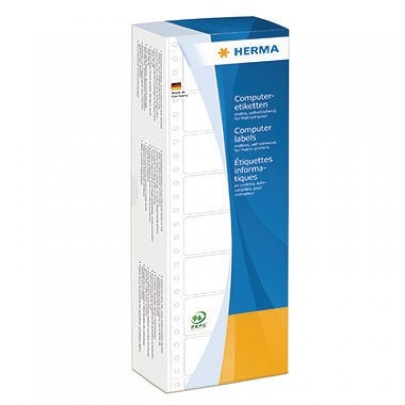 HERMA Endlosetikett 8207 68,6x35,7mm weiß 4.000 St./Pack . HERMA Endlosetikett 8207 68,6x35,7mm weiß 4.000 St./Pack .