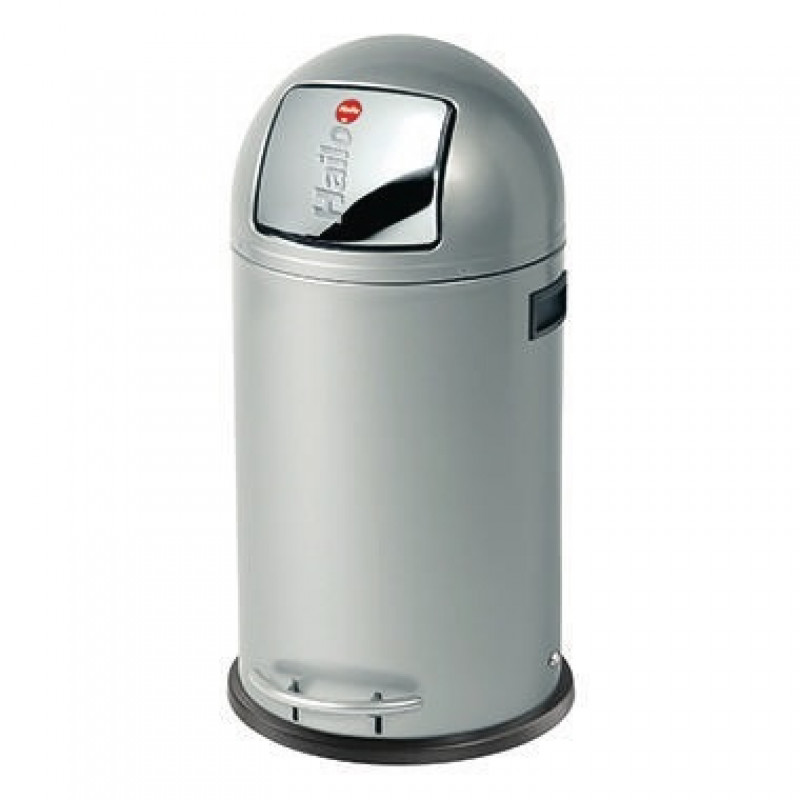 Hailo Abfalleimer KickMaxx 35 0835-469 35L silber Hailo Abfalleimer KickMaxx 35 0835-469 35L silber