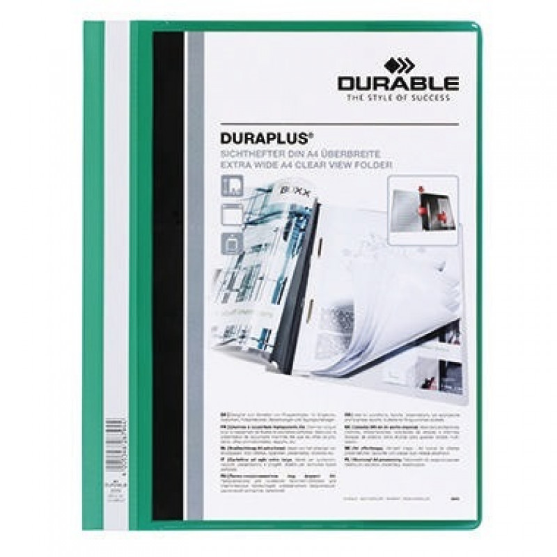 DURABLE Angebotshefter DURAPLUS 257905 DIN A4 PP grün DURABLE Angebotshefter DURAPLUS 257905 DIN A4 PP grün