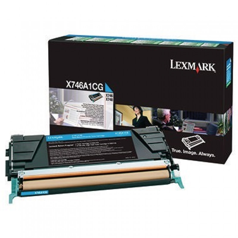 Lexmark Toner X746A1CG 7.000Seiten cyan