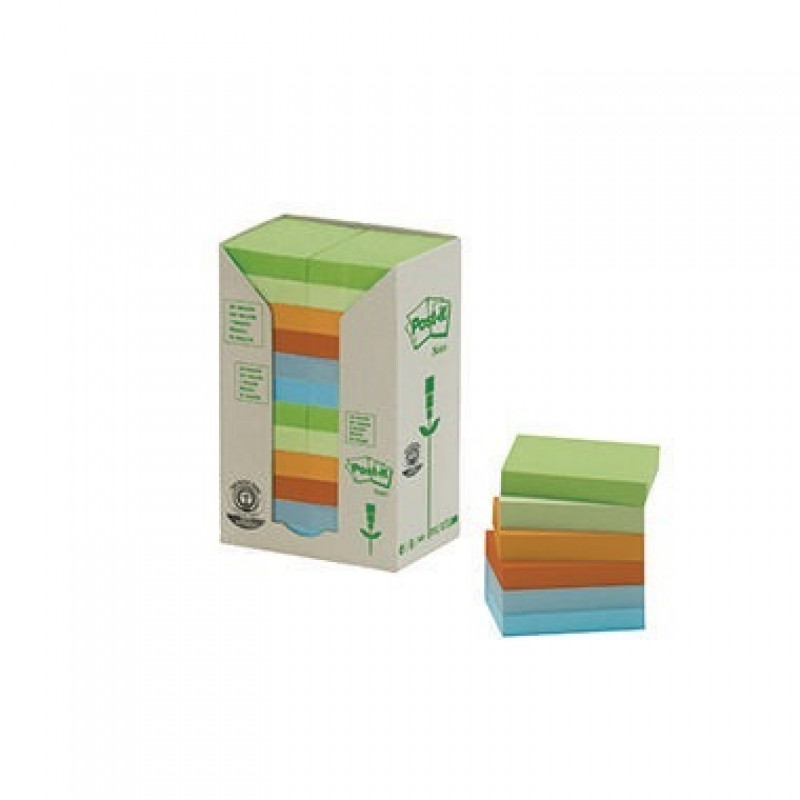 Post-it Haftnotiz Pastel Rainbow 653-1RPT 38x51mm sort. 24 St./Pack. Post-it Haftnotiz Pastel Rainbow 653-1RPT 38x51mm sort. 24 St./Pack.