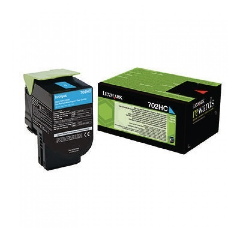 Lexmark Toner 70C2HC0 3.000Seiten cyan