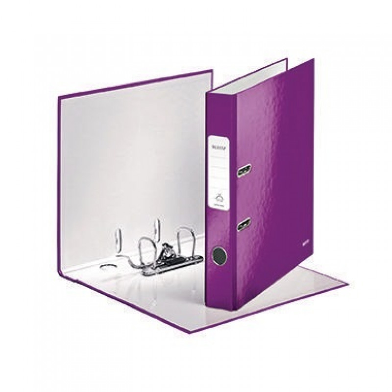 Leitz Ordner WOW 10060062 DIN A4 50mm Pappe violett Leitz Ordner WOW 10060062 DIN A4 50mm Pappe violett