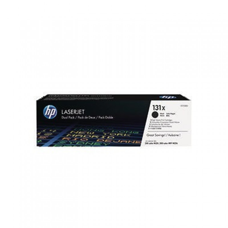 HP Toner CF210XD 131X 2.400Seiten schwarz 2 St./Pack.