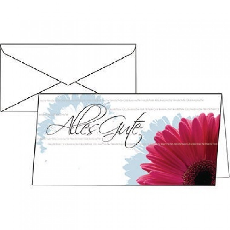 Sigel Anlasskarte Glückwunsch DS209 DL 220g 10 St./Pack. +Umschläge Sigel Anlasskarte Glückwunsch DS209 DL 220g 10 St./Pack. +Umschläge