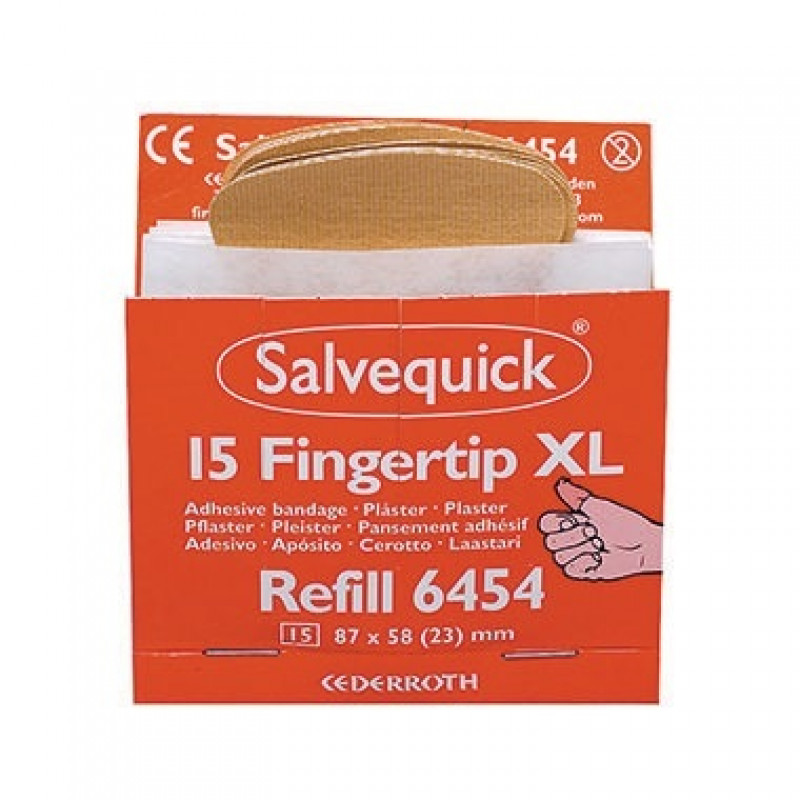 Salvequick Pflaster 6454 Fingerspitzen Textil 15 St./Pack. Salvequick Pflaster 6454 Fingerspitzen Textil 15 St./Pack.