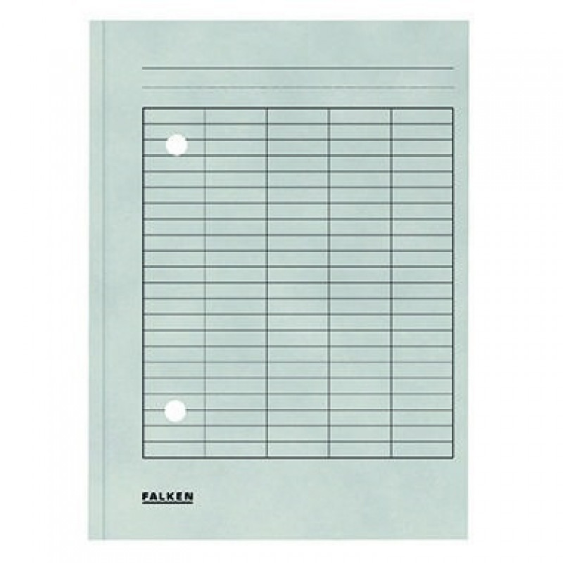 Falken Umlaufmappe 80001571 DIN A4 2 Sichtlöcher Karton grau Falken Umlaufmappe 80001571 DIN A4 2 Sichtlöcher Karton grau