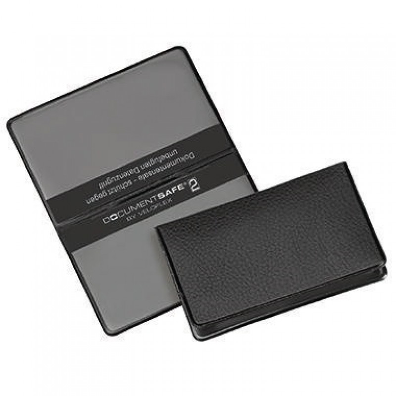 Veloflex Kartenhülle Documentsafe 3274800 93x59mm PVC schwarz Veloflex Kartenhülle Documentsafe 3274800 93x59mm PVC schwarz
