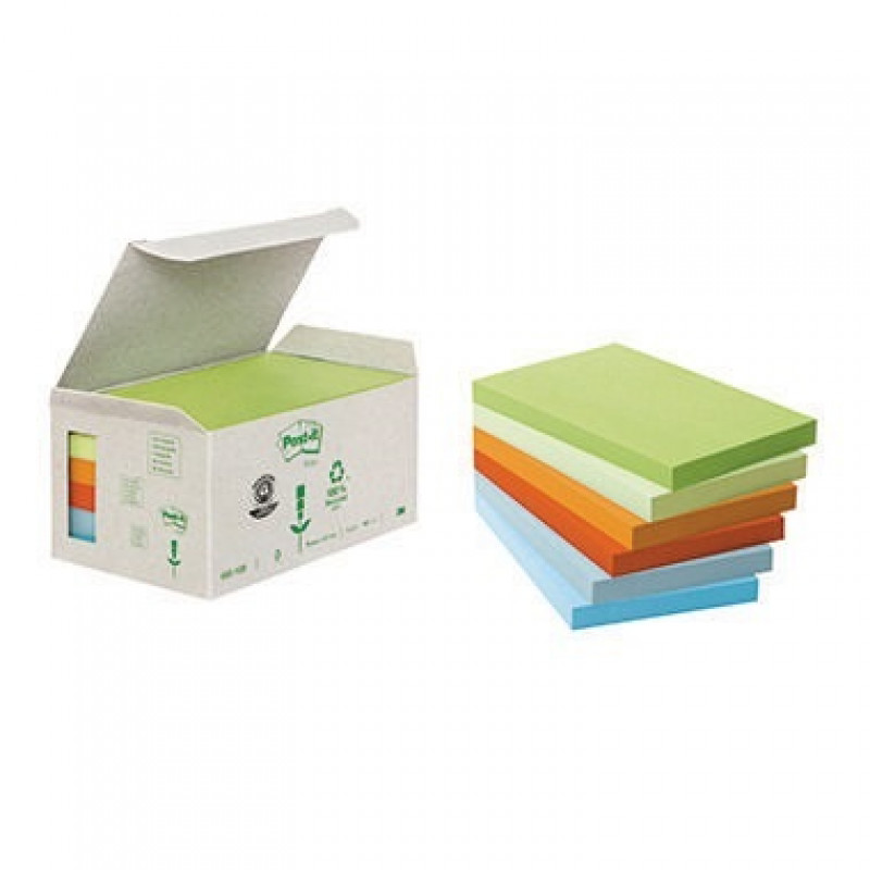 Post-it Haftnotiz Recycling Notes Pastel 6551GB 127x76mm 6 St./Pack. Post-it Haftnotiz Recycling Notes Pastel 6551GB 127x76mm 6 St./Pack.