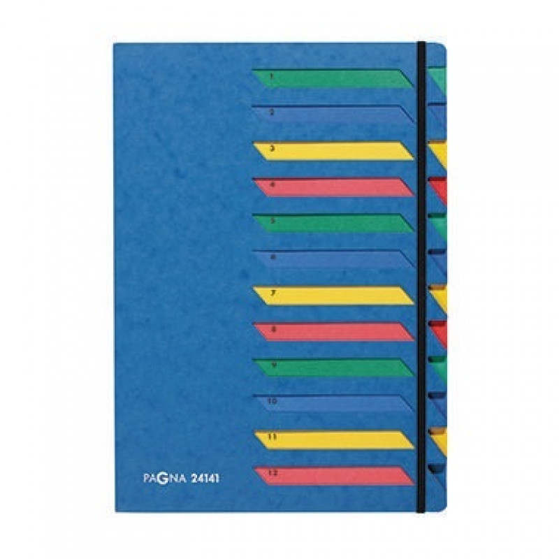 PAGNA Ordnungsmappe Deskorganizer 24141-02 DIN A4 12tlg. Pressspan bl PAGNA Ordnungsmappe Deskorganizer 24141-02 DIN A4 12tlg. Pressspan bl
