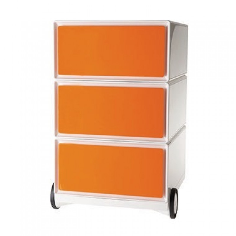easyBox Rollcontainer Modell A EBGHX3.05 3Schubladen orange easyBox Rollcontainer Modell A EBGHX3.05 3Schubladen orange