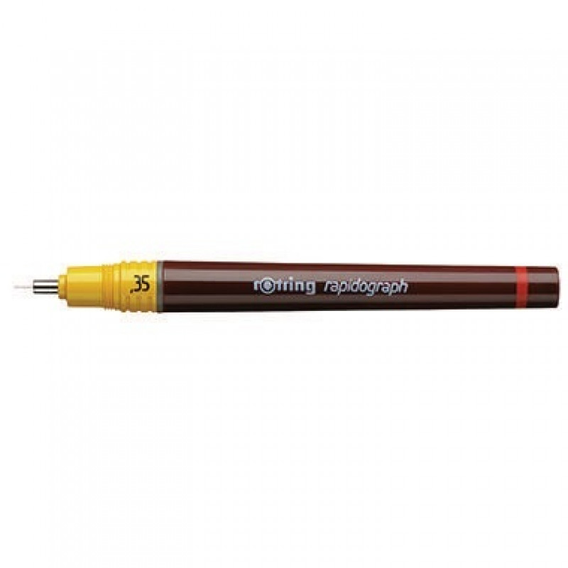 rotring Tuschefüller rapidograph S0194290 1903477 0,35mm rot rotring Tuschefüller rapidograph S0194290 1903477 0,35mm rot