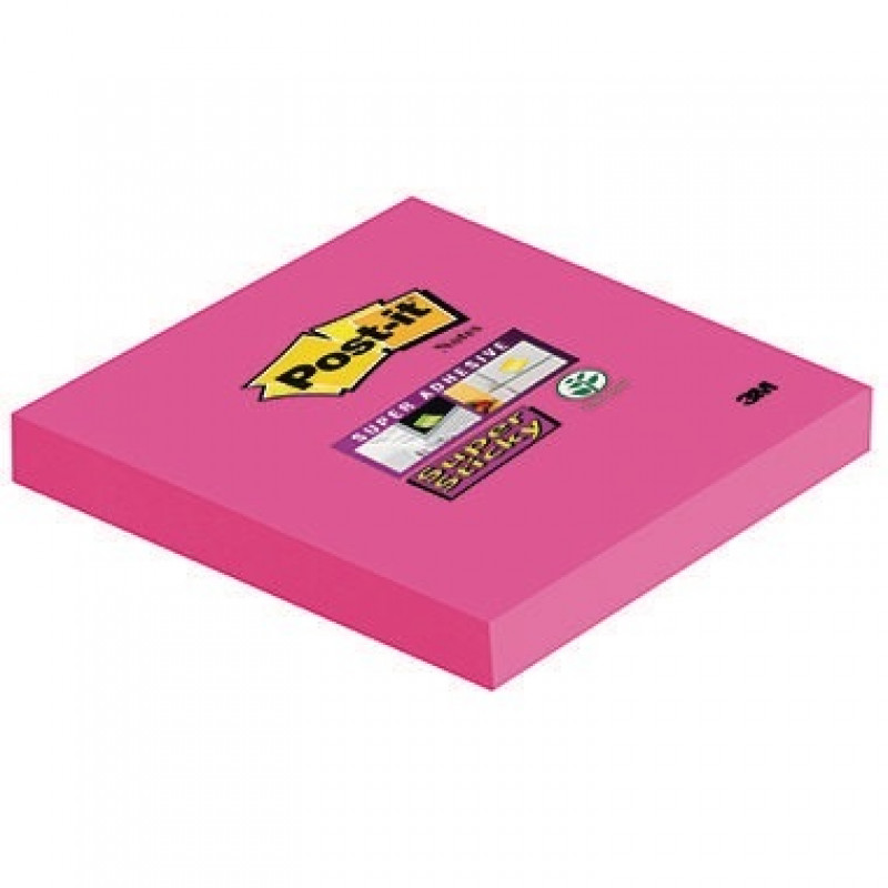 Post-it Haftnotiz Super Sticky 654SPI1 76x76mm 90Bl. ultrapink Post-it Haftnotiz Super Sticky 654SPI1 76x76mm 90Bl. ultrapink