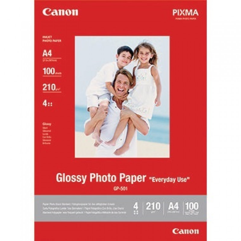 Canon Fotopapier GP501 0775B001 DIN A4 210g weiß 100 Bl./Pack.