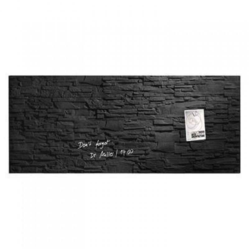Sigel Magnetboard artverum GL249 1.300x550x15mm Glas Schiefer-Stone Sigel Magnetboard artverum GL249 1.300x550x15mm Glas Schiefer-Stone