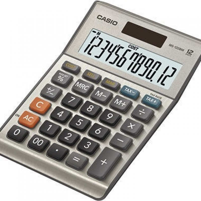 CASIO Tischrechner MS-120BM silber CASIO Tischrechner MS-120BM silber