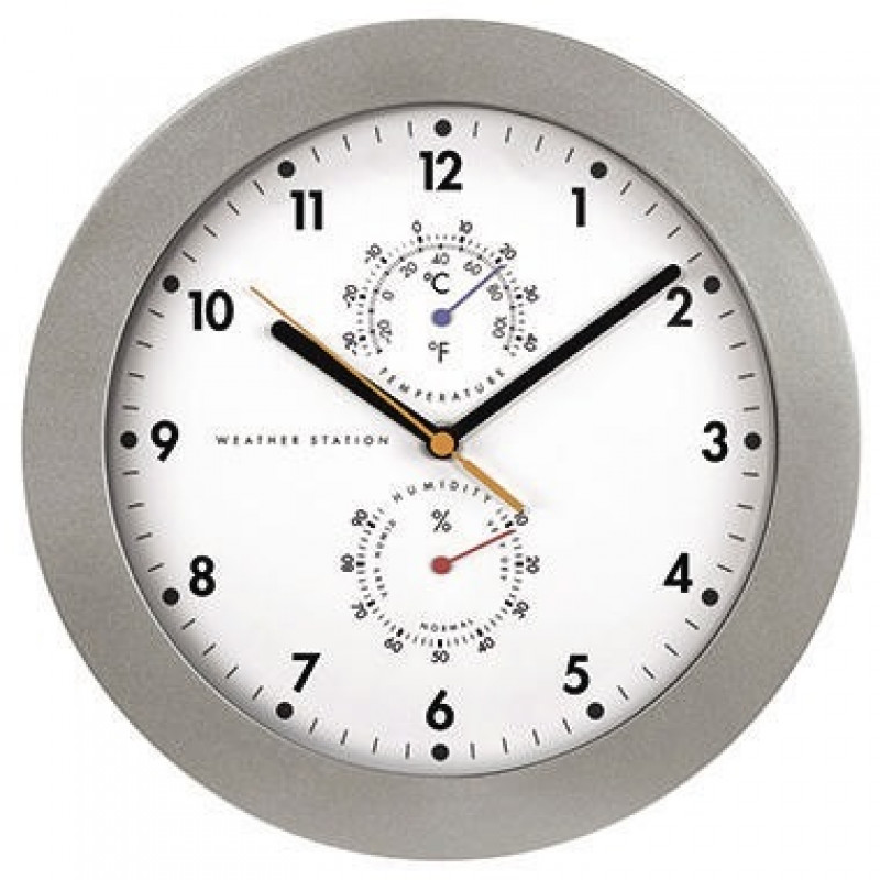 Hama Funkuhr PG-300 00123159 Thermo-/Hygrometer silber Hama Funkuhr PG-300 00123159 Thermo-/Hygrometer silber