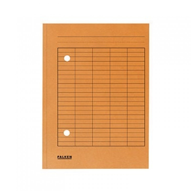 Falken Umlaufmappe 80004211 DIN A4 2 Sichtlöcher Karton orange Falken Umlaufmappe 80004211 DIN A4 2 Sichtlöcher Karton orange