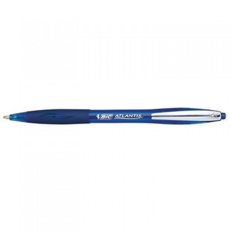 BIC Kugelschreiber ATLANTIS Soft 902132 0,4mm Druckmechanik blau BIC Kugelschreiber ATLANTIS Soft 902132 0,4mm Druckmechanik blau