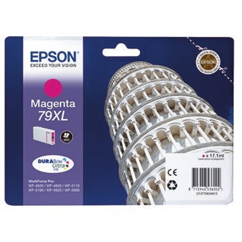 Epson Tintenpatrone C13T79034010 Nr.79XL 2.000Seiten magenta Epson Tintenpatrone C13T79034010 Nr.79XL 2.000Seiten magenta