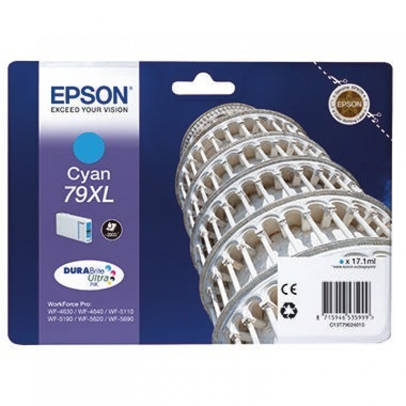 Epson Tintenpatrone C13T79024010 Nr.79XL 2.000Seiten cyan Epson Tintenpatrone C13T79024010 Nr.79XL 2.000Seiten cyan